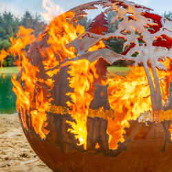 Smokey Mountains Fire Pit Sphere